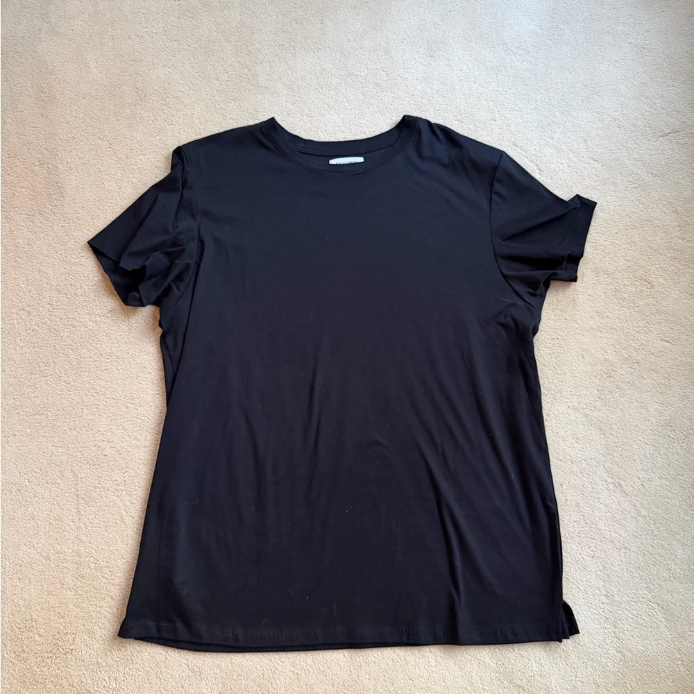 Men's Black Luxe Tee, XXL